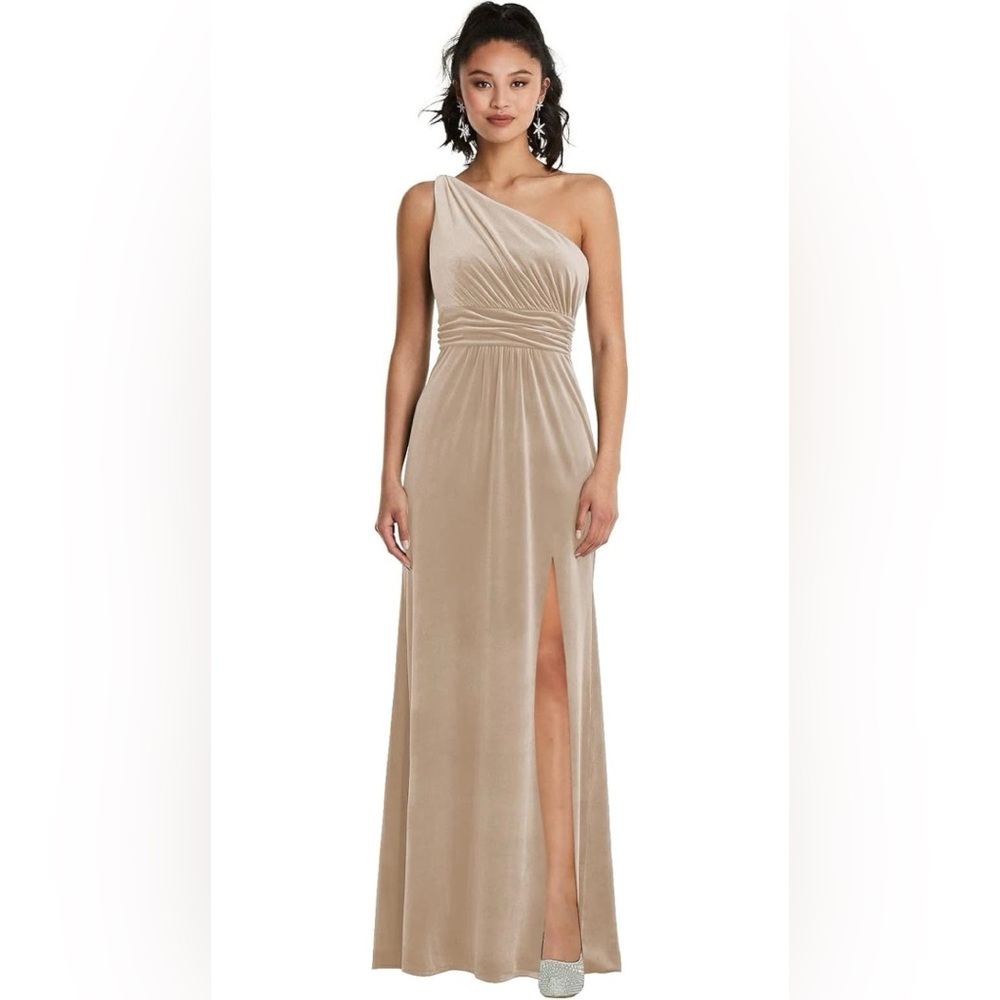 Velvet Champagne Dress